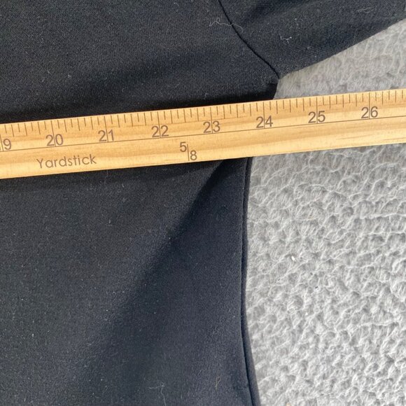 Chicos Top Womens 3 US Extra large Black Weekends Two Tone Crisscross Neck Knit - Picture 10 of 11